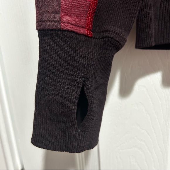 Flaw Lululemon Scuba Jacket Sz 4 Buffalo Check Lumberjacket - Picture 7 of 11